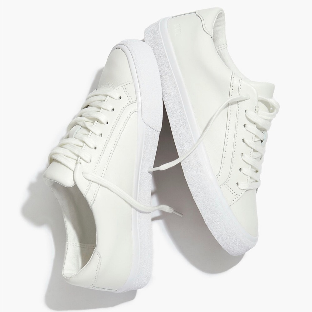 Madewell Sidewalk Low-Top Sneakers in Leather size 11